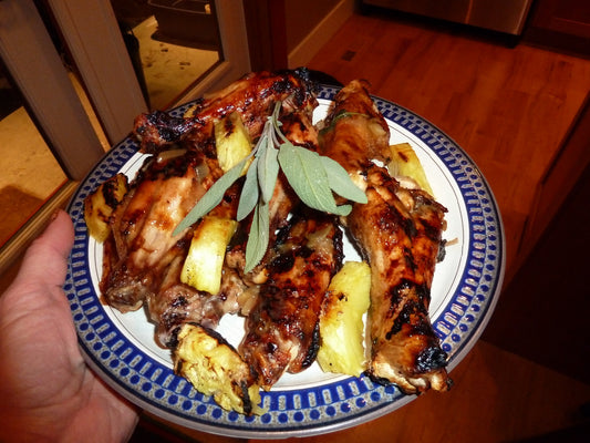 Turkey Wings with Pineapple Sage Sauce Recipe