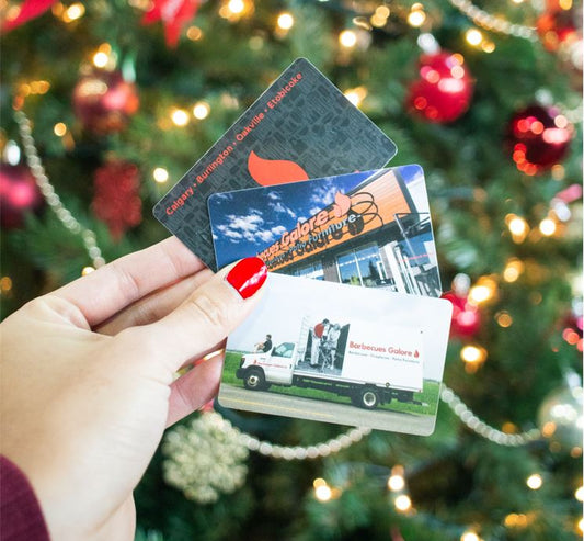 Holiday Christmas Gift Cards for Barbecues Galore