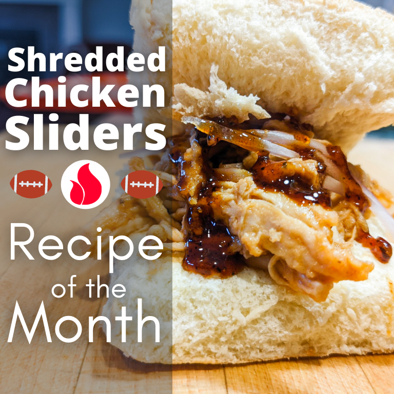 Shredded Chicken Sliders Recipe of the Month Barbecues Galore