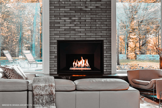 Valor Gas Fireplace with Radiant Heat in Calgary Homes