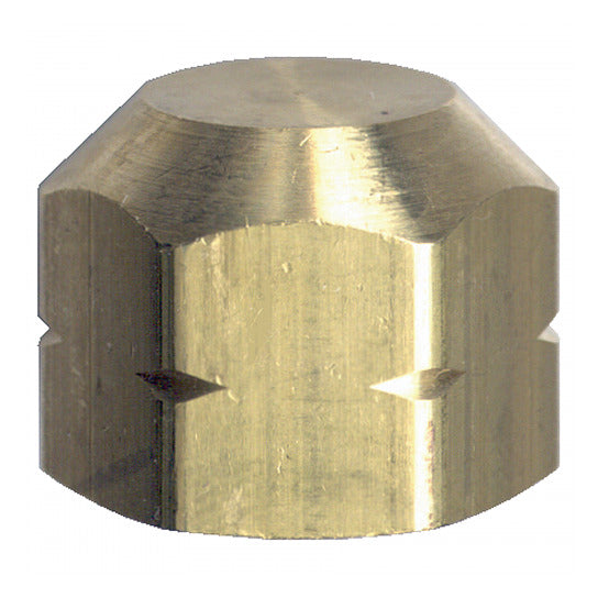 Brass Fitting - 1/2" Female Thread End Cap