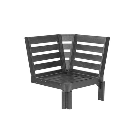 C.R. Plastic Products Stratford Deep Seating Sectional Corner Piece With Sunbrella Cushions