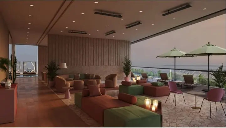 Aura Outdoor Living > Heating > Patio Heaters > Mountable Aura Shadow Patio Heater