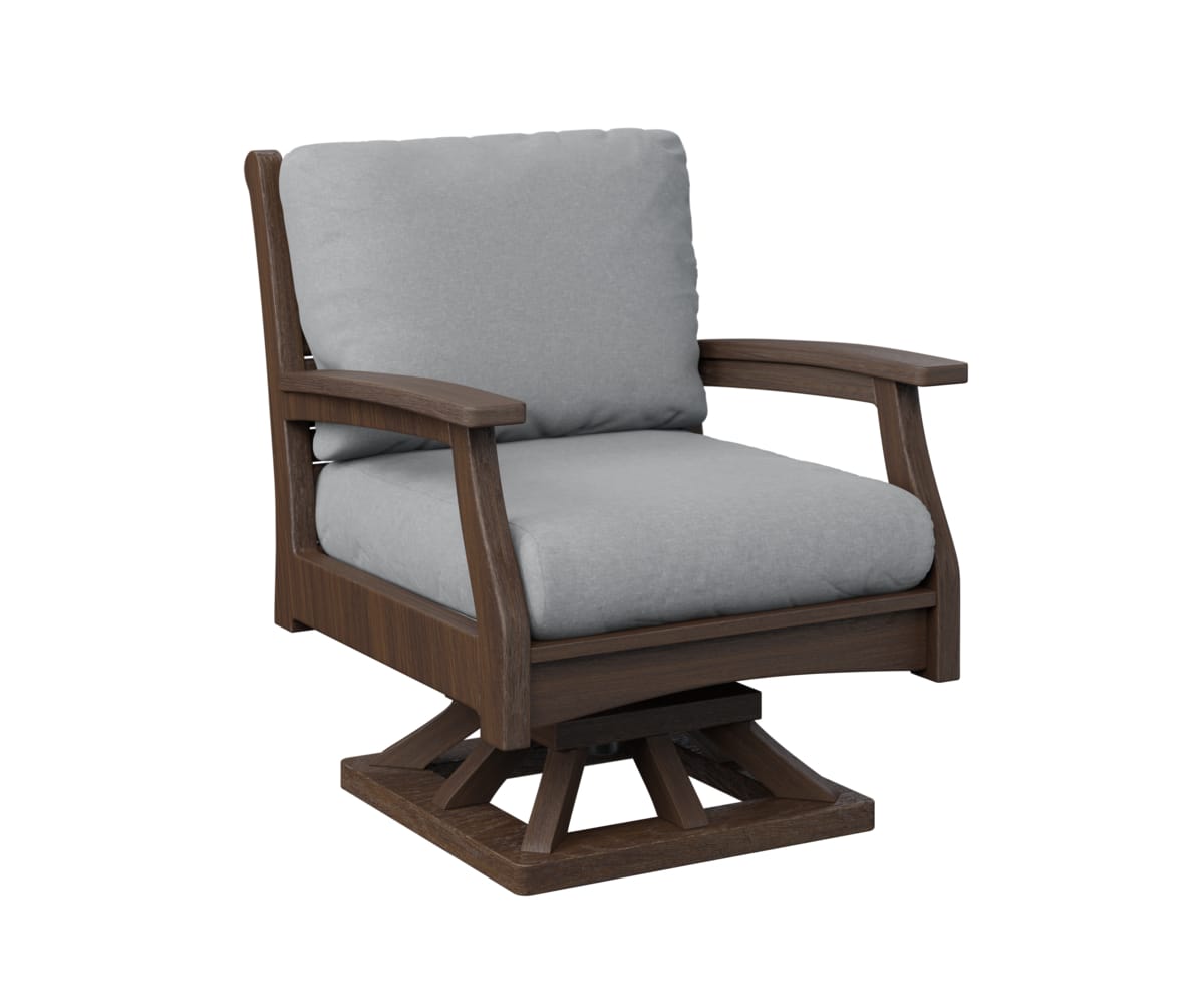 Berlin Gardens Outdoor Living > Patio Furniture > Deep Seating Natural finish Berlin Gardens - Classic Terrace Swivel Rocker