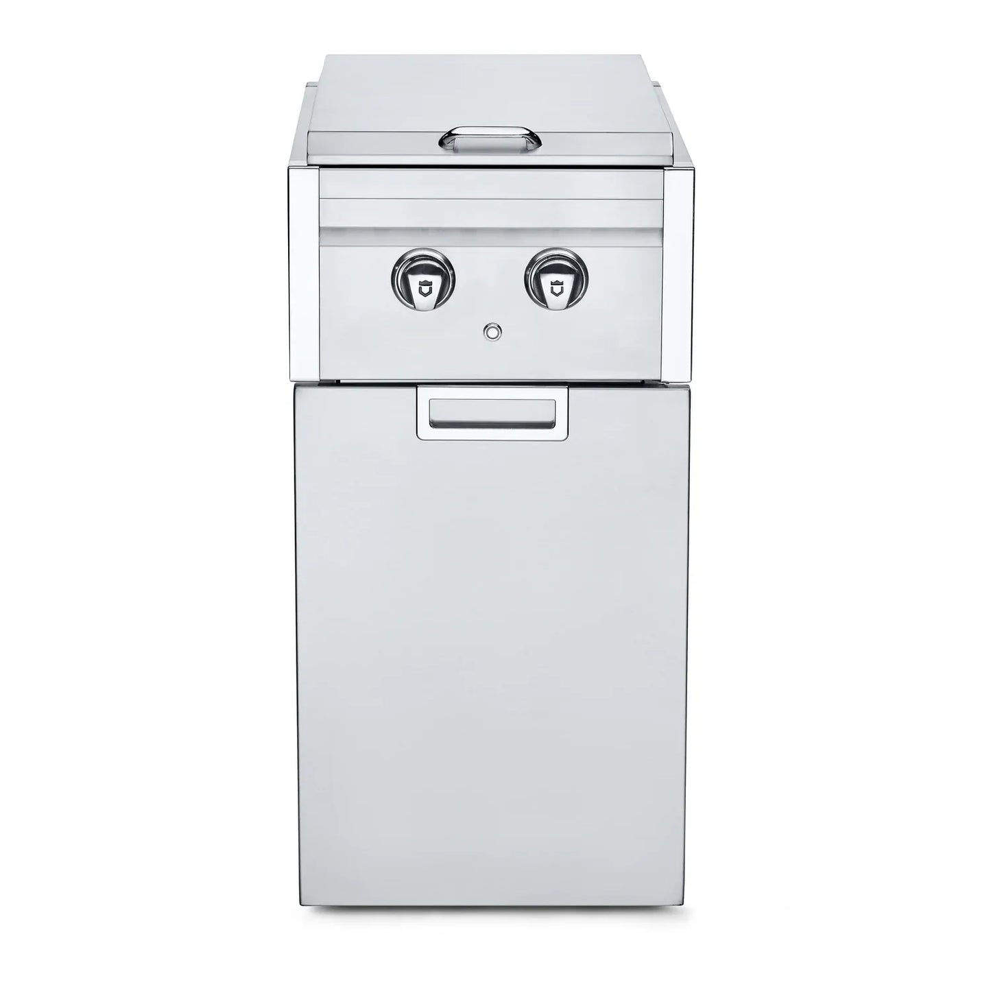 Crown Verity Outdoor Cooking > Outdoor Kitchens > Built In > Accessory Components Propane Infinite Series Cabinet Module with Dual Side Burner and Propane tank Holder