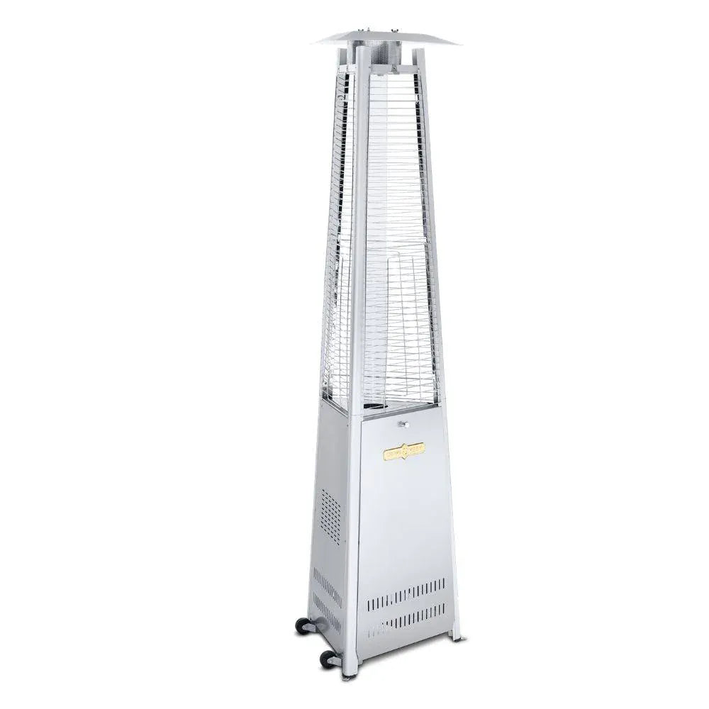 Crown Verity Outdoor Living > Heating > Patio Heaters > Freestanding Crown Verity Stainless Steel Pyramid Heater - Propane