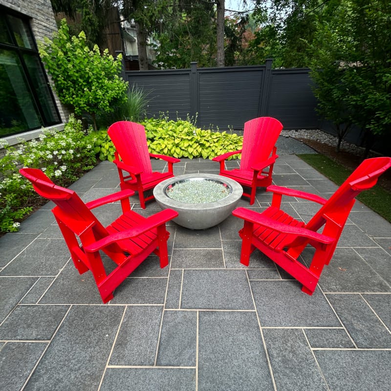 CRP Outdoor Living > Patio Furniture > Casual Seating C.R. Plastic Products Upright Adirondack Chair