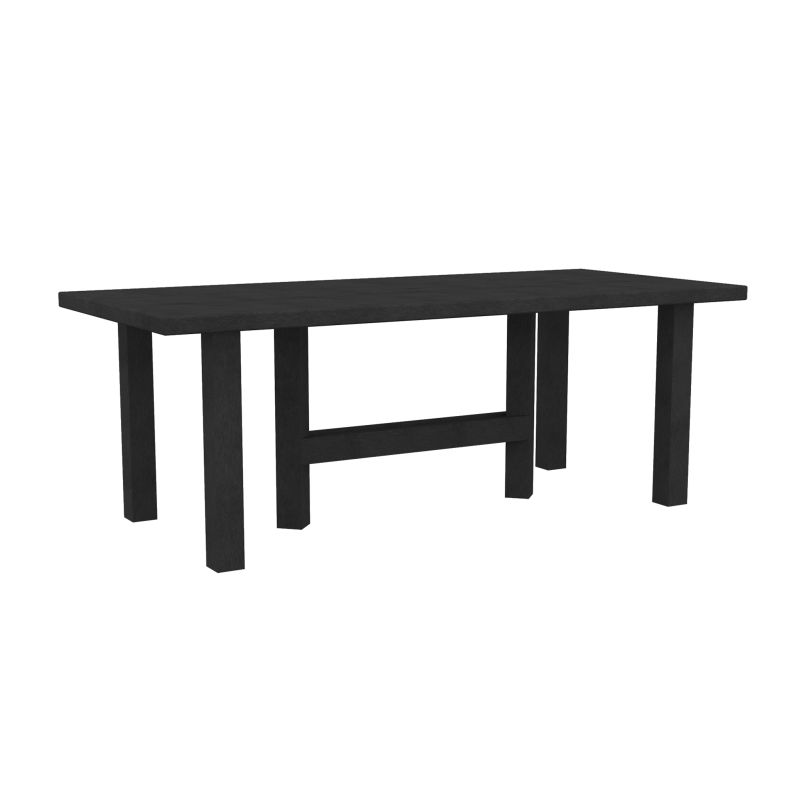 CRP Outdoor Living > Patio Furniture > Dining Black C.R. Plastic Products Napa Dinning Table