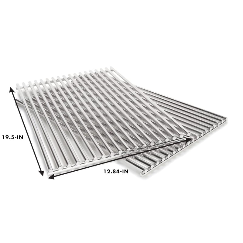 Grill Care Cooking Grates - Stainless Steel Grill Care Stainless Steel Cooking Grills for Weber Genesis 300 Series (Set of 2)
