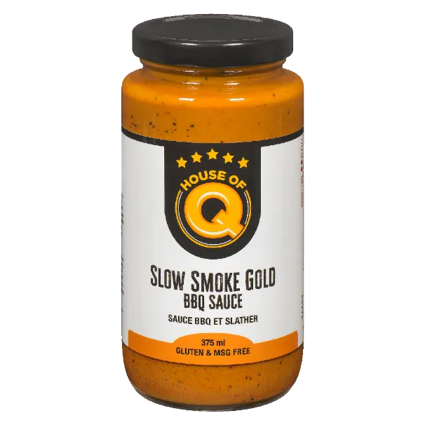 House of Q Edibles > Seasoning > Sauce House of Q - Slow Smoke Gold Mustard BBQ Sauce & Slather