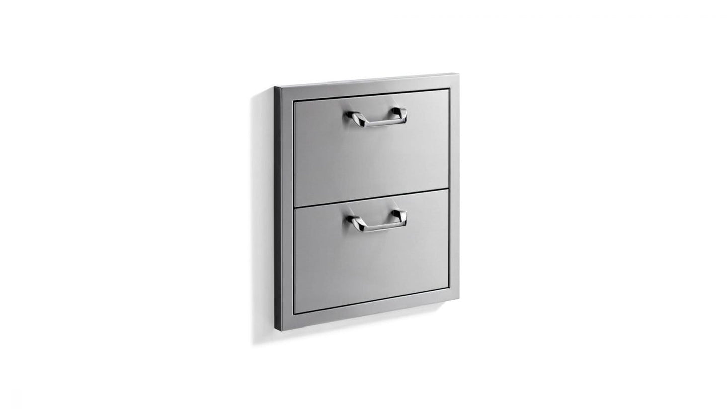 Lynx Outdoor Cooking > Outdoor Kitchens > Built In > Accessory Components Lynx 19" Sedona double drawers