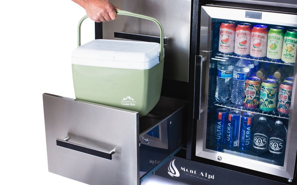 Mont Alpi Outdoor Cooking > Outdoor Kitchens > Refrigeration > Cart Mont Alpi Outdoor Prep Cart