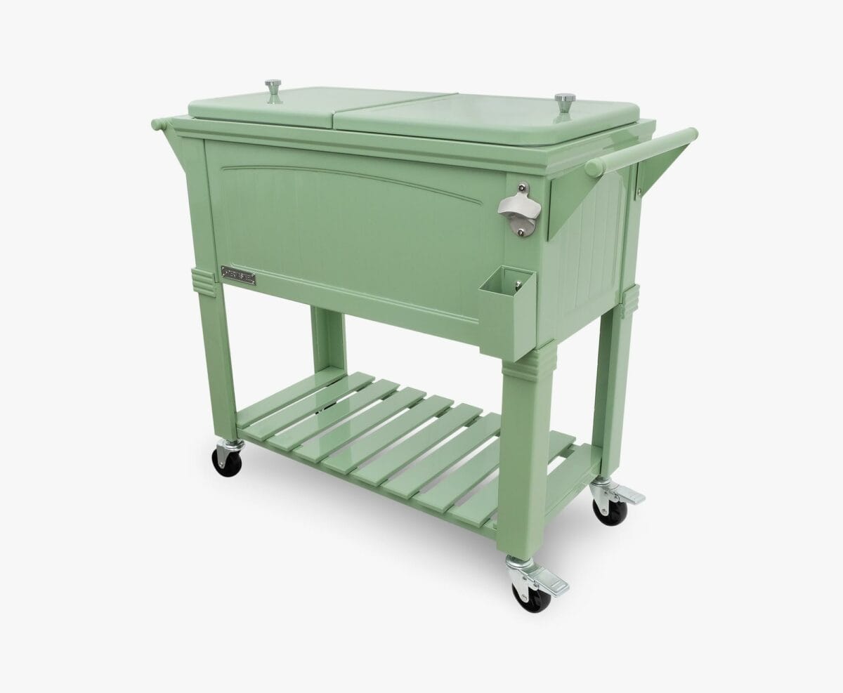 Permasteel Outdoor Living > Coolers Olive Permasteel Antique Patio Cooler
