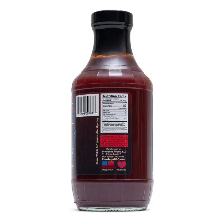 Plowboys Barbecue Accessories > Food Prep > Sauces & Spices Plowboys - Sweet 180 - Gluten Free