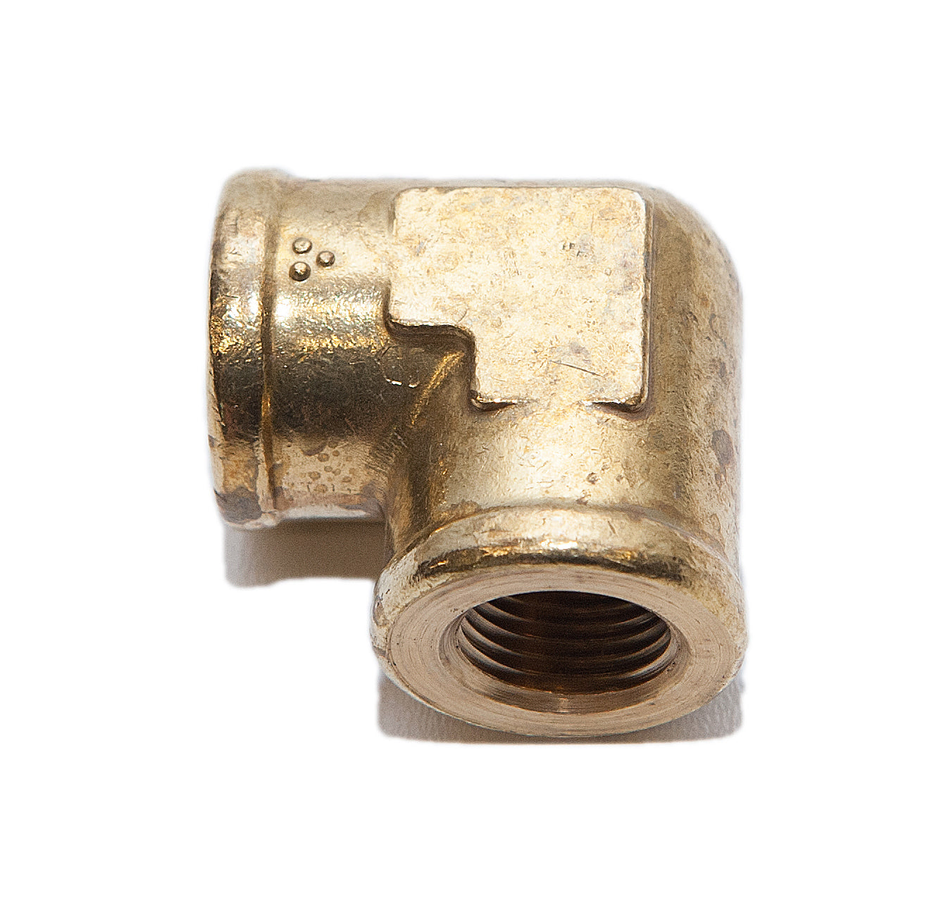 Brass Fitting - 100DC 1/2 Female to 3/8 Female Pipe Thread Elbow