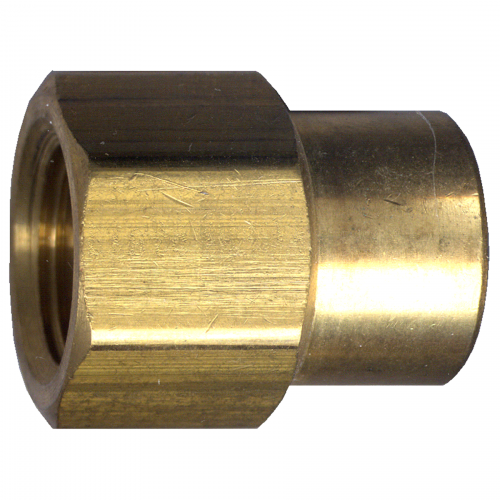Brass Fitting - 119ED 3/4" Female Pipe Thread to 1/2" Female Pipe Thread