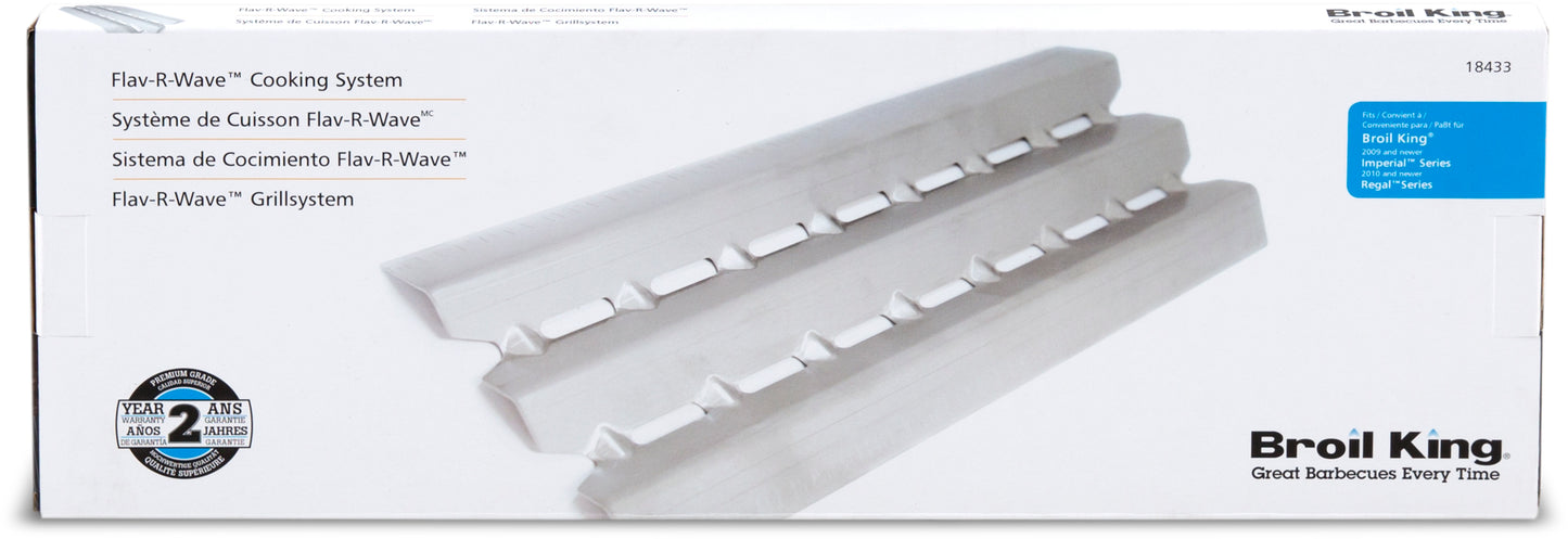 Broil King Regal & Imperial Series Replacement Flav-R-Wave - 18433 - Dimensions | Barbecues Galore: Burlington, Oakville, Etobicoke & Calgary