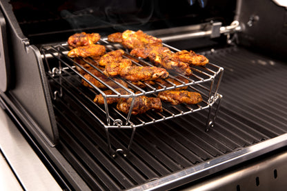 Broil King Stack-A-Rack - 63110 with smoked chicken wings