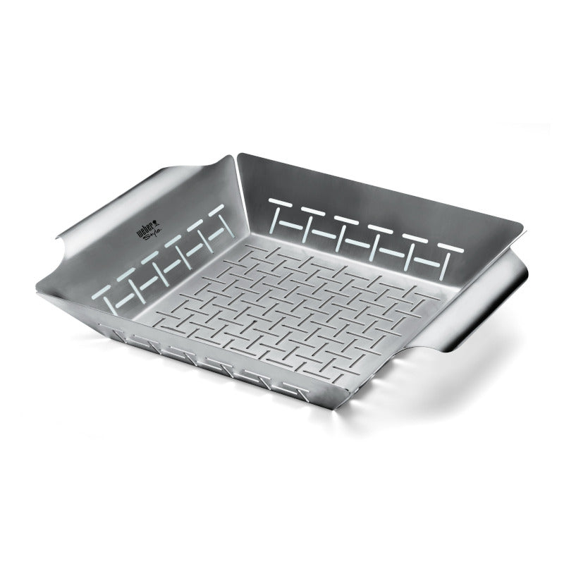 Weber Stainless Steel Vegetable Basket - 12" x 12"
