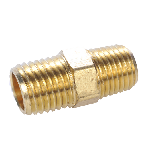 Brass Fitting - TMPTMP 3/8" Male to 3/8" Male Pipe Thread