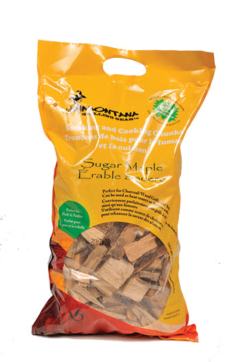Montana Smoking Wood Chunks - Sugar Maple 10lbs