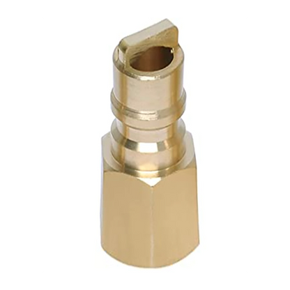 1/2" and 3/8" Natural Gas Hose and Brass Fittings, Quick Disconnect Nipple 