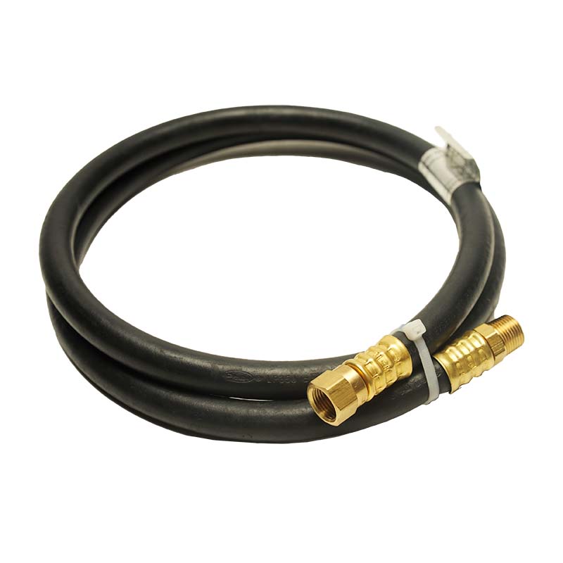 3/8” NG/LP Hose Male Pipe Thread To Female Flare - CSA Approved