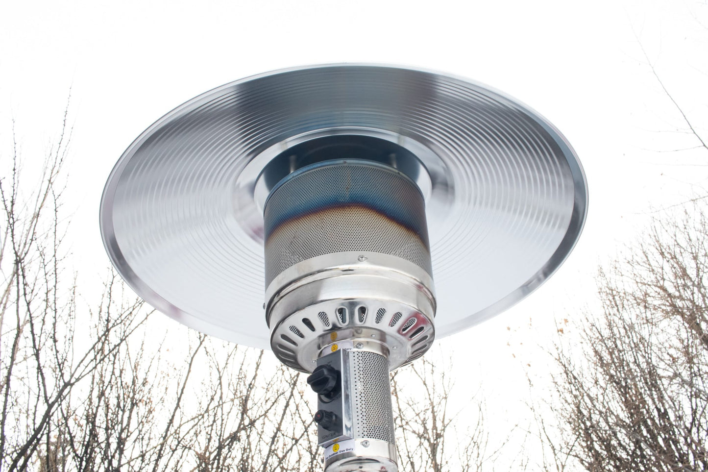 Brander Outdoor Living > Heating > Patio Heaters > Freestanding Brander Stainless Steel Patio Heater - Propane