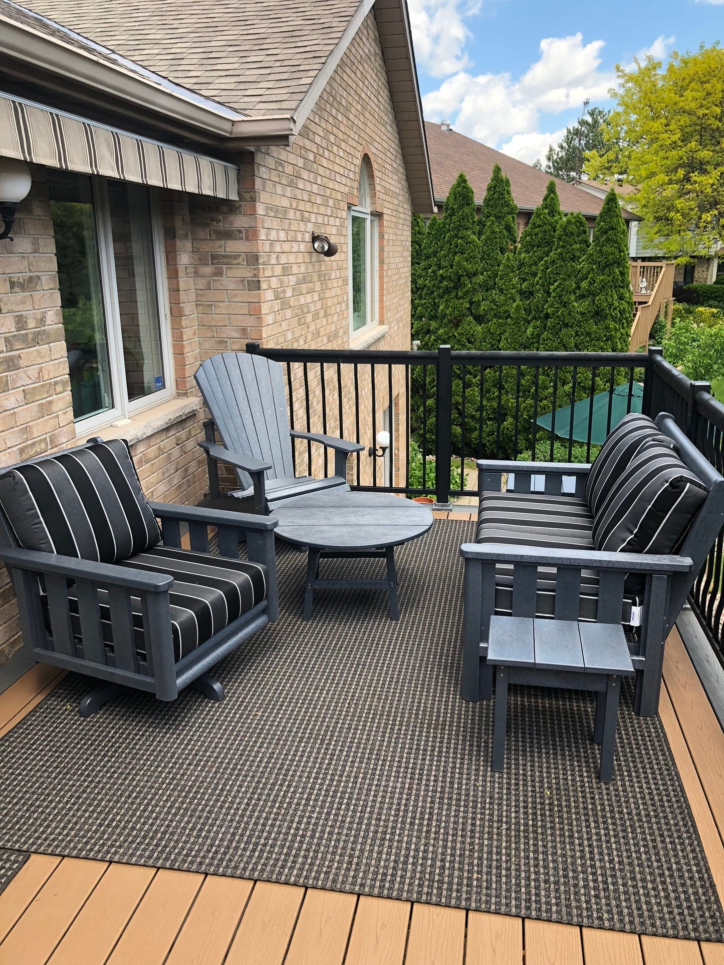 CRP Outdoor Living > Patio Furniture > Resin C.R. Plastic Products SMALL RECTANGULAR TABLE