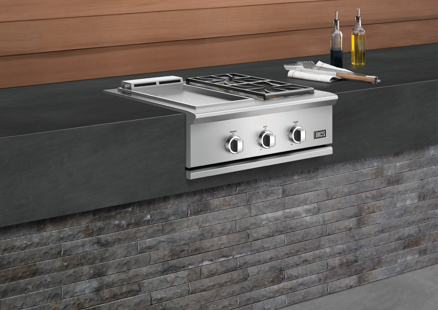 DCS Outdoor Cooking > Outdoor Kitchens > Built In > Accessory Components DCS Series 9 30" Griddle/Side Burner - Natural Gas