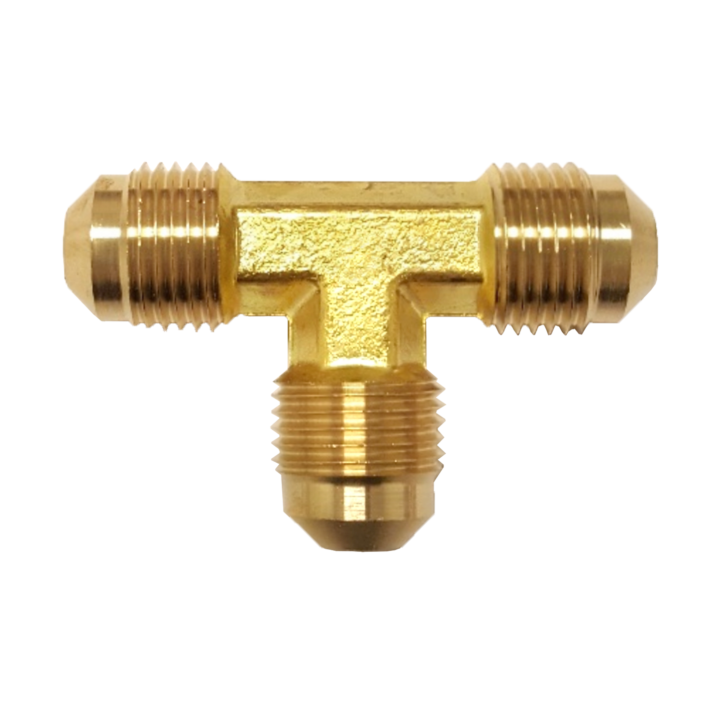 Brass Fitting - 446 3/8" Male Flare Union Tee