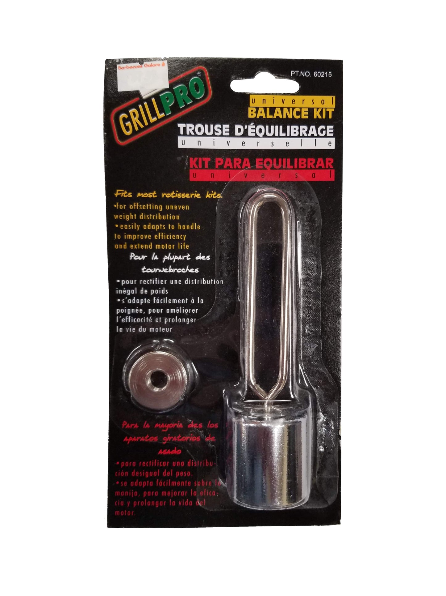 Grill Pro Barbecue Accessories > Grilling Tools > Attachments > Rotisserie Accessories Grill Pro Universal Counter Balance Kit