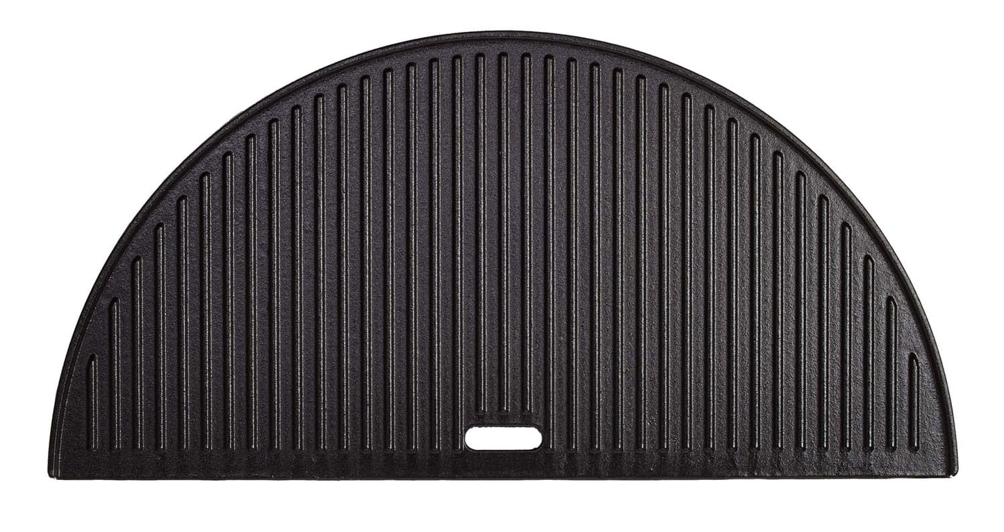Kamado Joe Barbecue Accessories > Tools and Gadgets > Grill Toppers > Griddles Kamado Joe Half Moon Cast Iron Reversible Griddle for Big Joe