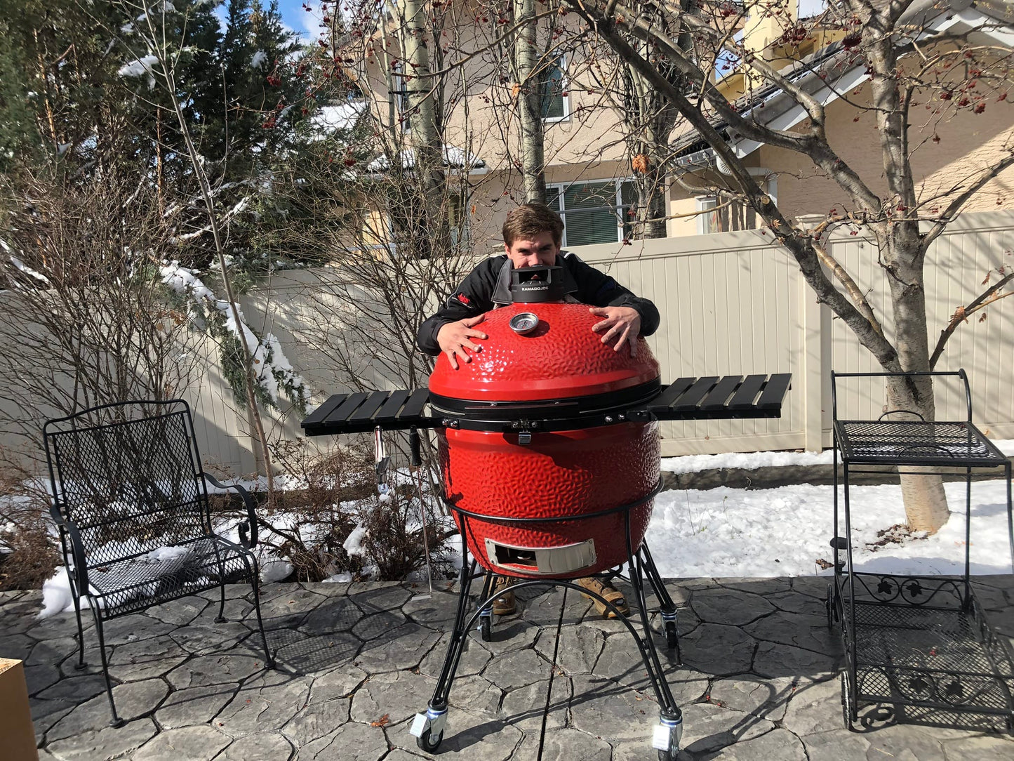 Kamado Joe Outdoor Cooking > Smokers > Charcoal Grills Kamado Joe Big Joe II Barbecue