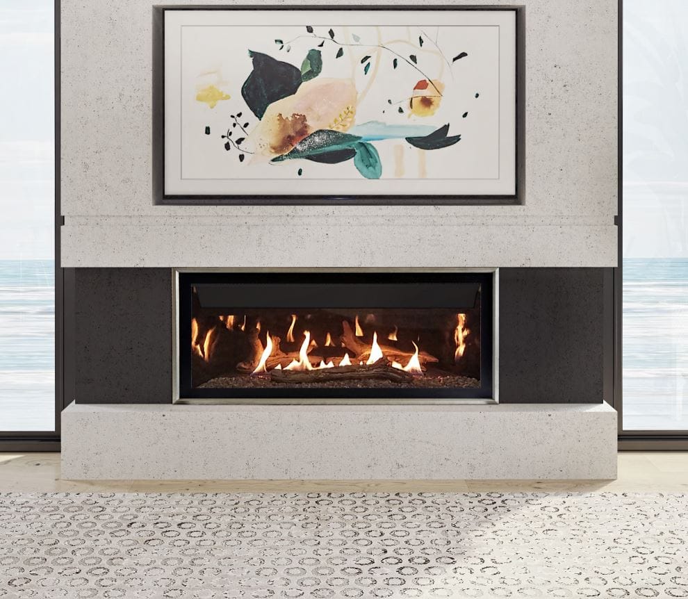Napoleon Fireplaces > Gas Fireplaces > Direct Vent > Fireplace > Linear Napoleon Ambiance Illusion 47 Linear Gas Fireplace