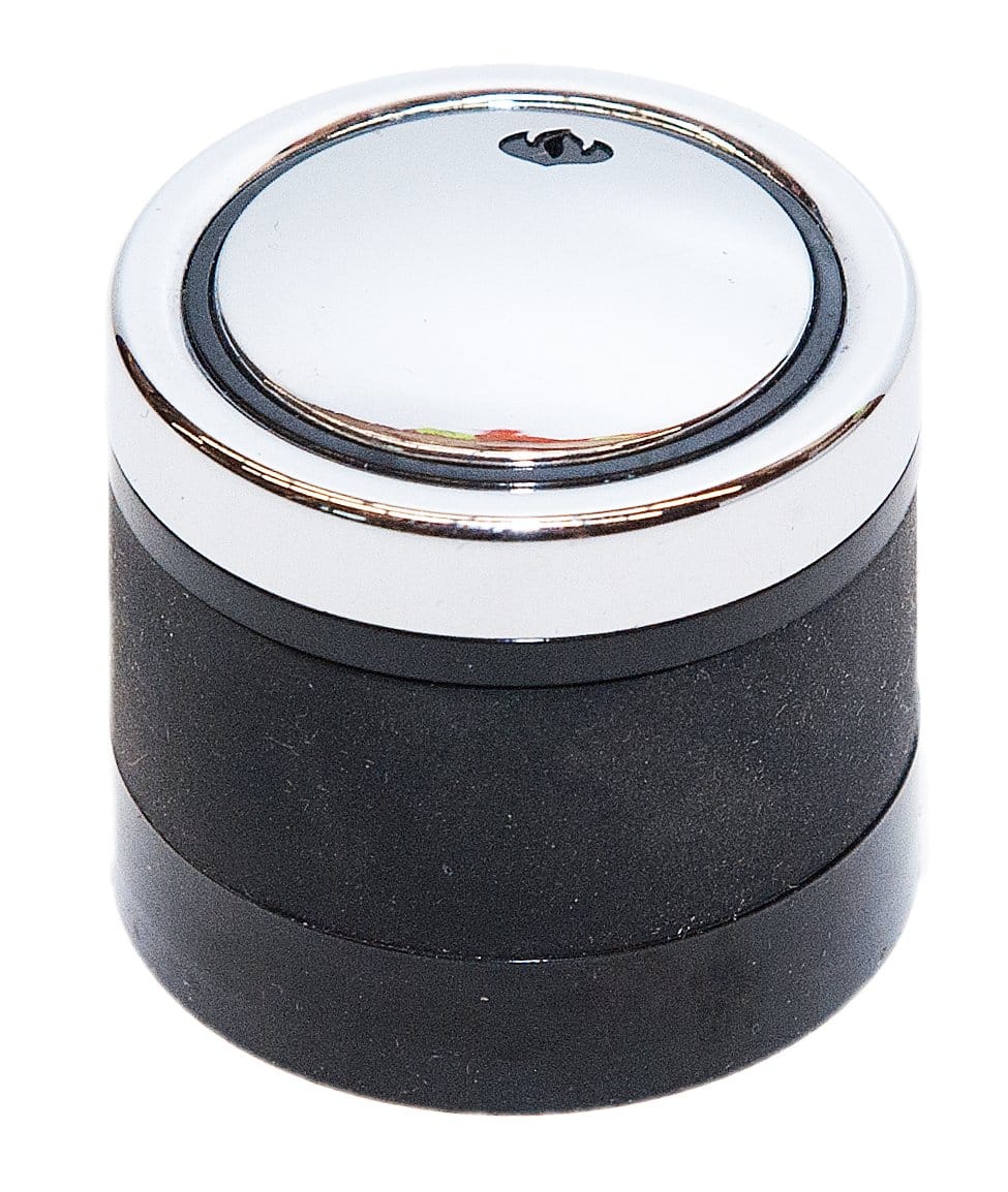 Napoleon Knobs and Handles Napoleon N3800025BK Small Burner Control Knob - Black with Chrome Flame for 665 / 825 1 7/8” D 1 5/8” H