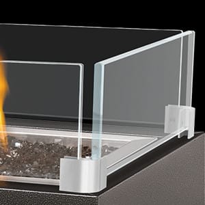 Napoleon Outdoor Living > Firepits > Firepit Accessories Napoleon PATIOFLAME® 23" x 23" Square Glass Wind Guard