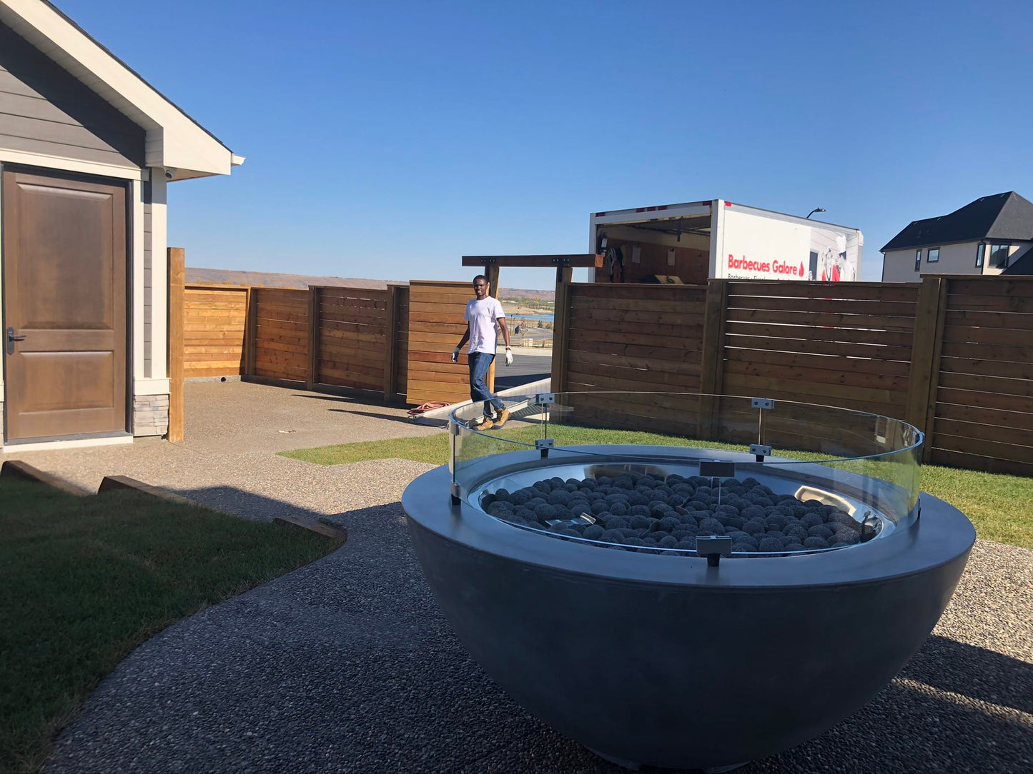 Outdoor GreatRoom Company Outdoor Living > Firepits > Gas Firepits > Firepit Accessories Outdoor GreatRoom 30" Round Wind Guard