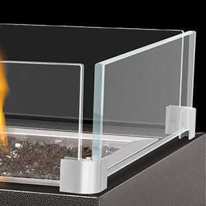 Napoleon Patio Flame Glass Wind Screen - 48" Square Tables
