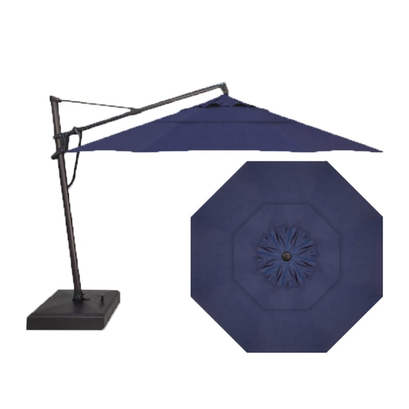 Treasure Garden Outdoor Living > Patio Furniture > Umbrellas > Cantilever Spectrum Indigo (48080) TREASURE GARDEN AKZP13 PLUS CANTILEVER - OCTAGON SERIES - 13 FT