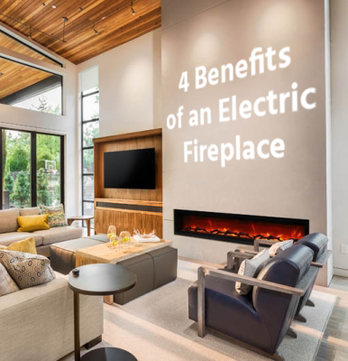 Design Inspo Blog: 4 Benefits of an Electric Fireplace by Barbecues Galore