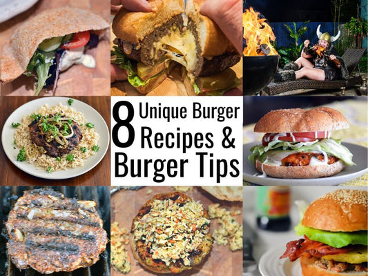 8 Unique Burger Recipes and Burger Tips