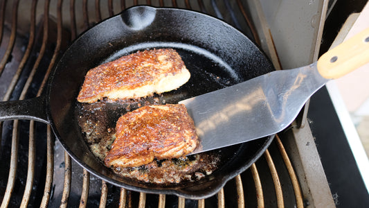 Blackened Halibut on The Grill