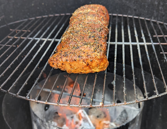 Thanksgiving Reverse-Seared Pork Loin Recipe with Orange Cranberry Sauce