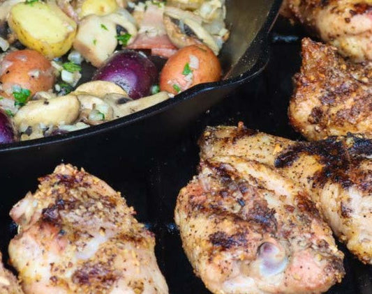 Grilled Coq Au Vin Recipe
