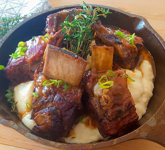 Beer Braised Beef Short Ribs