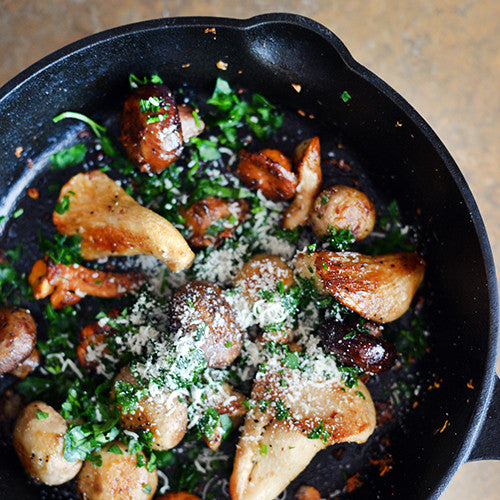 Grilled Garlic Mushrooms Recipe