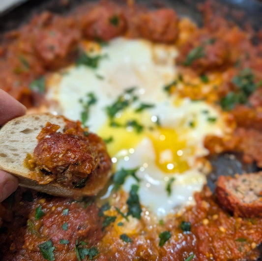 Smoked Moroccan Kefta Mkaoura {Meatballs} Recipe 