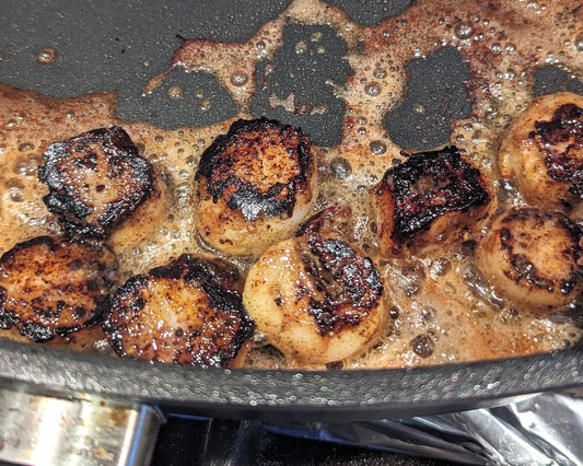 Seared Scallops Recipe with KB Barbecue Rub