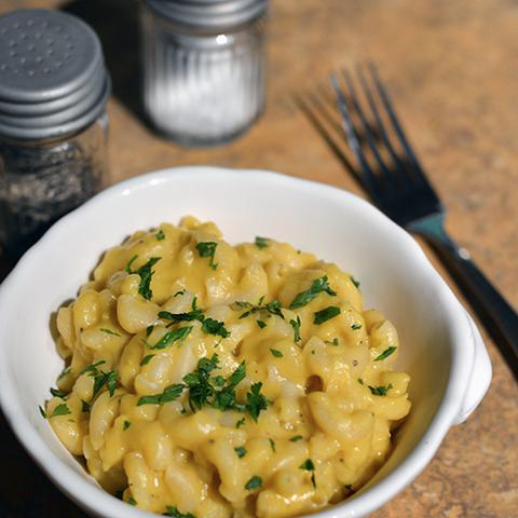 Acorn Squash Mac N Cheese